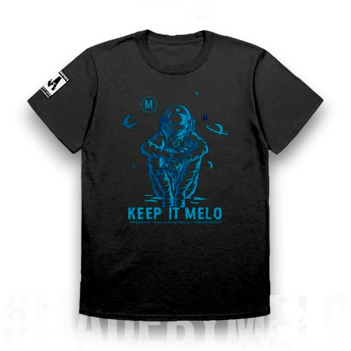 #MeloCrew Vibes: Blue - Basic T-Shirt | #MadeByMELO product image (1)