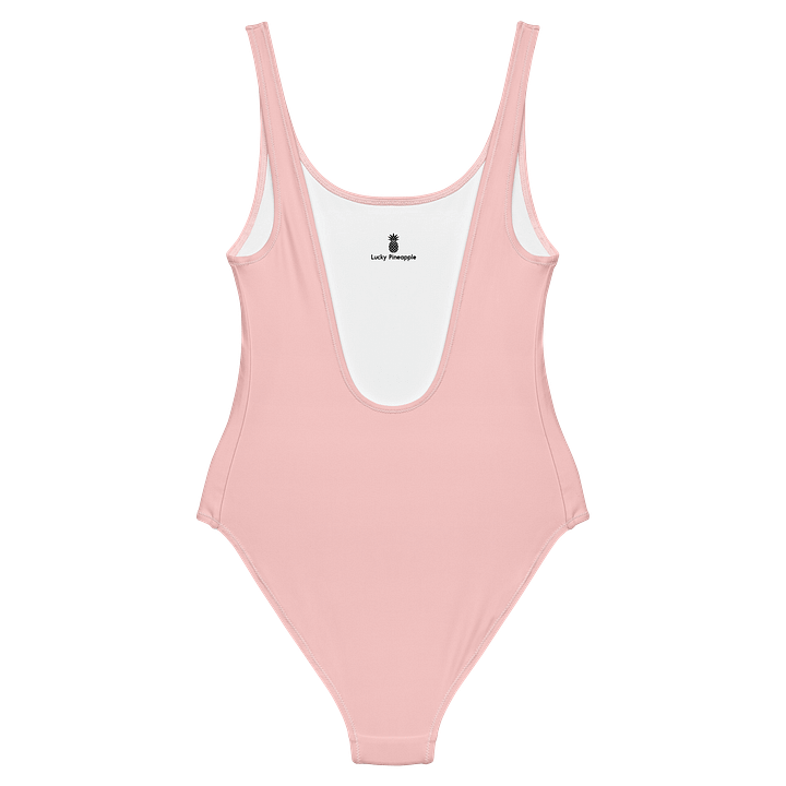 Rich People Nude Pink Solid Color Retro Inspired Women's One Piece Swimsuit product image (2)