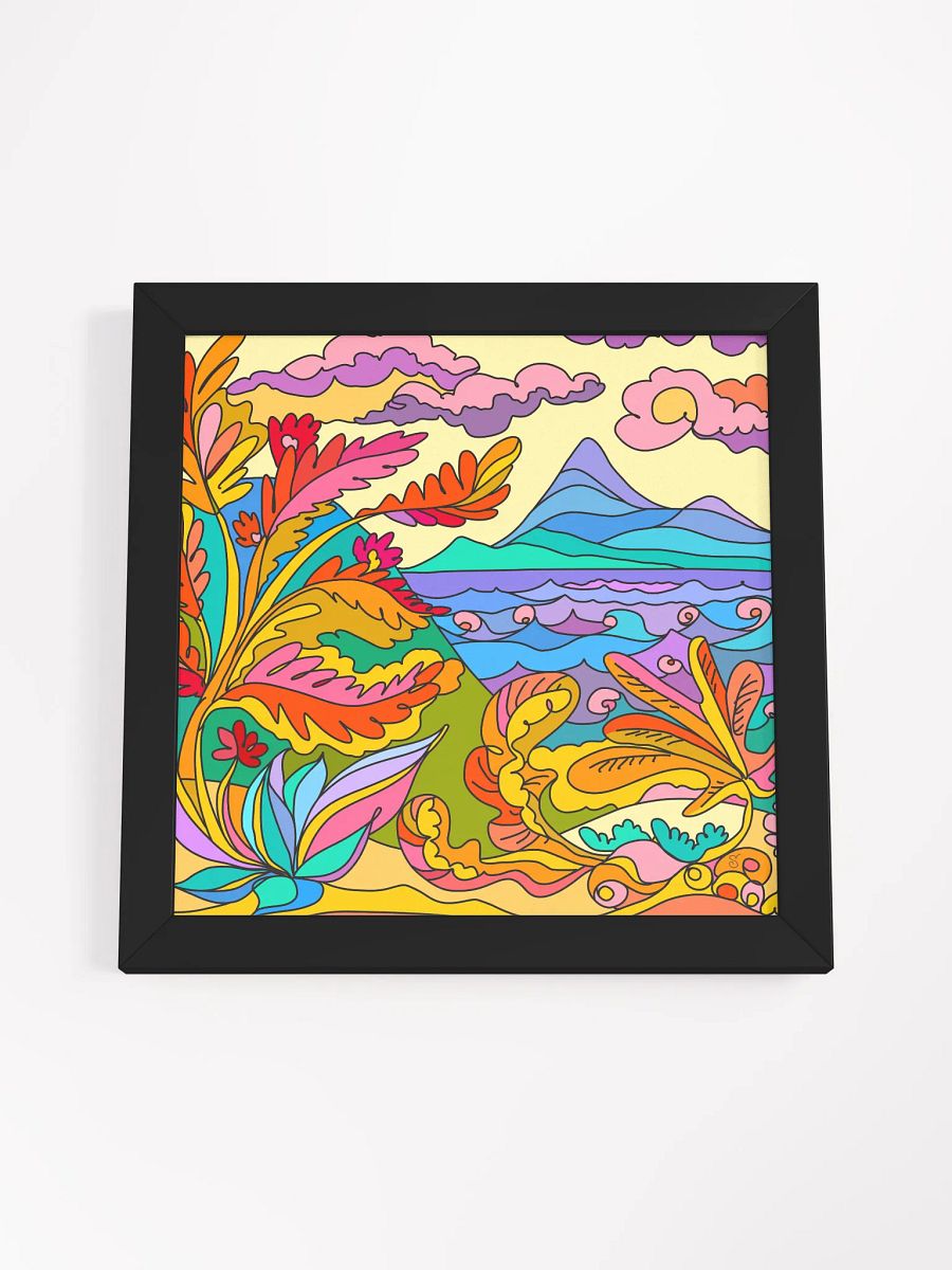 Vibrant Ayous Wood Framed Matte Poster - Paradise Landscapes No. 2 product image (53)