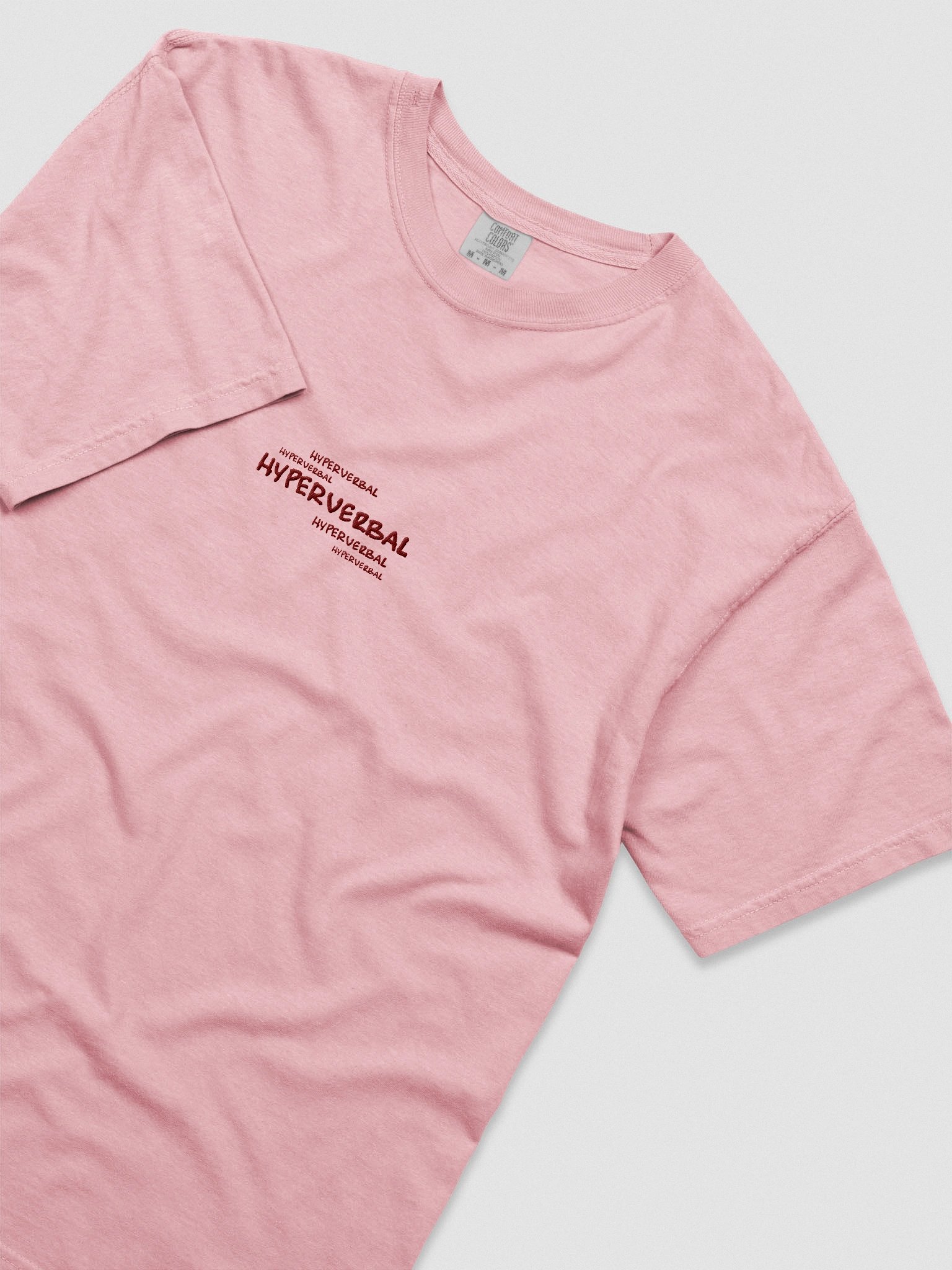 HYPERVERBAL bubble (maroon) garment dyed tee product image (5)