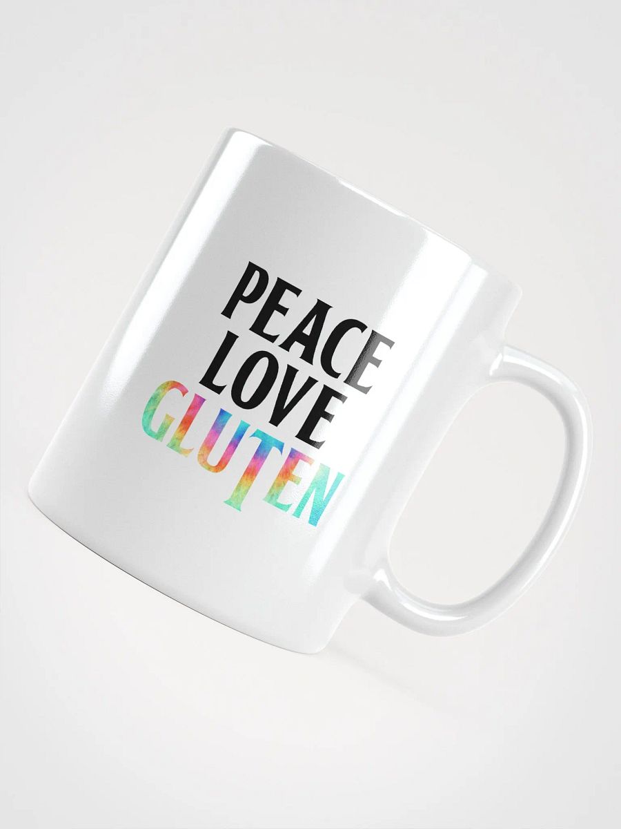 Peace Love Gluten Ceramic Mug product image (4)