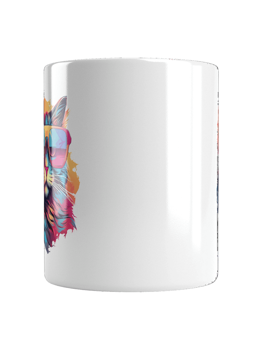 Hippster Cat | White Glossy Mug product image (6)