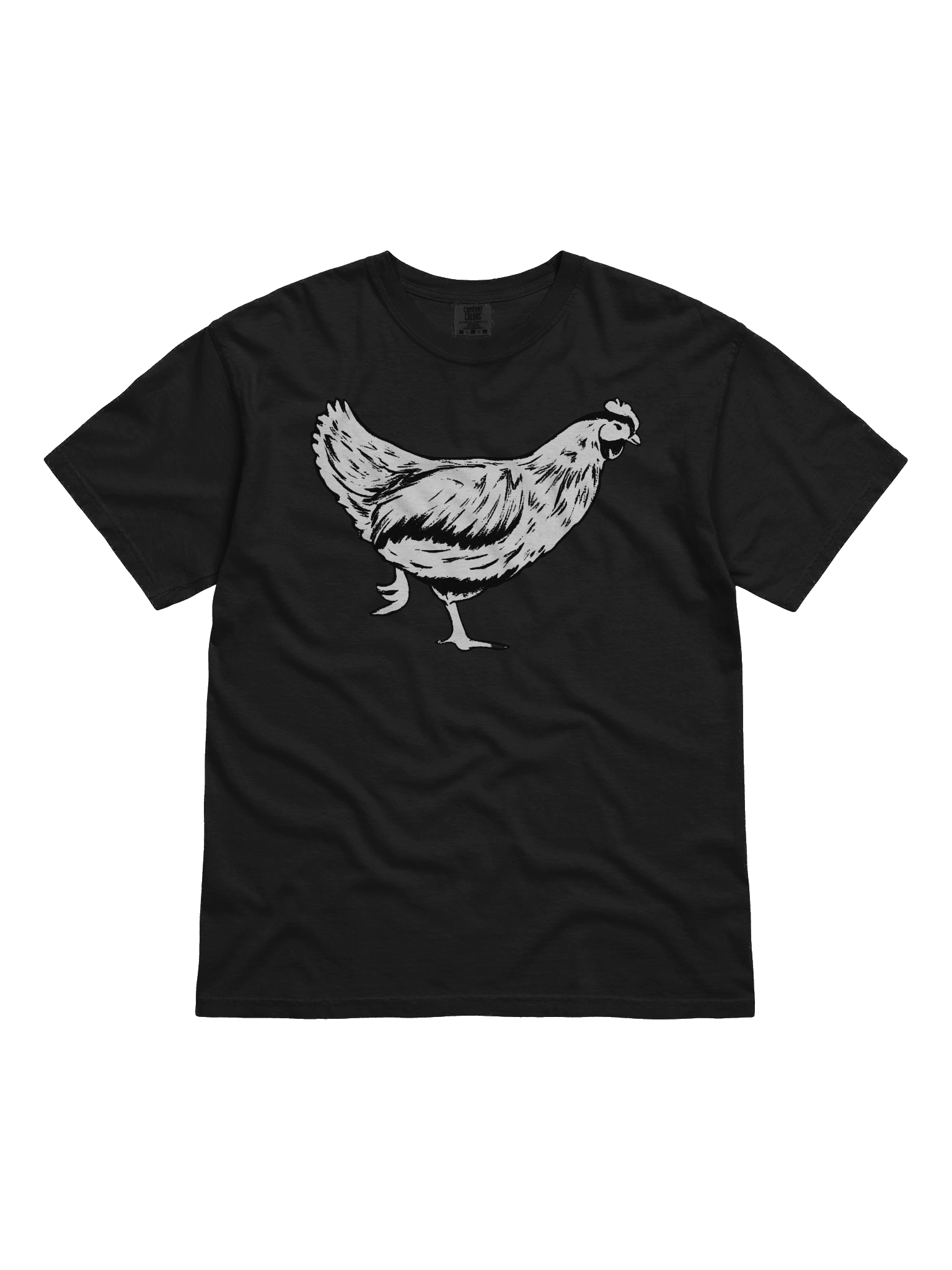 Minimalist Chicken Sketch Comfort Tee product image (6)