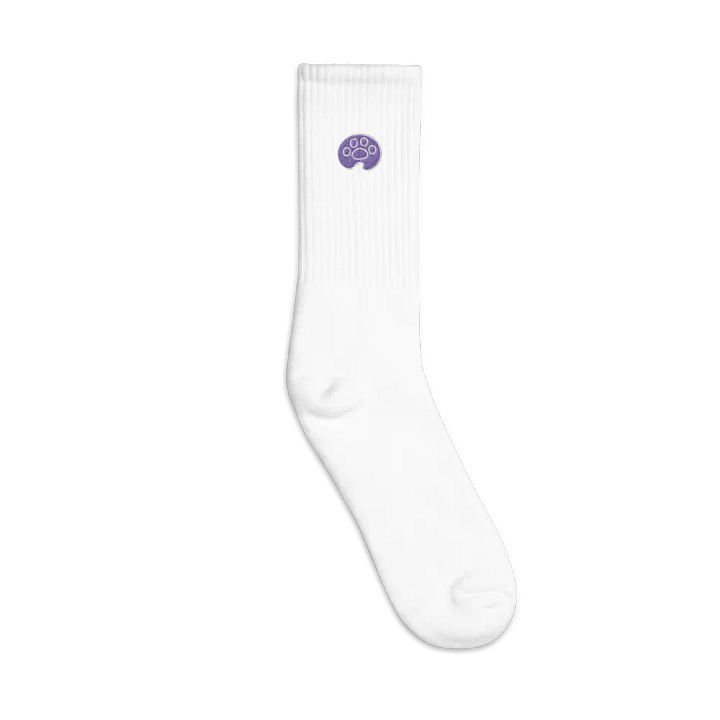 Squibble Design Paw Logo Embroidered Socks product image (2)