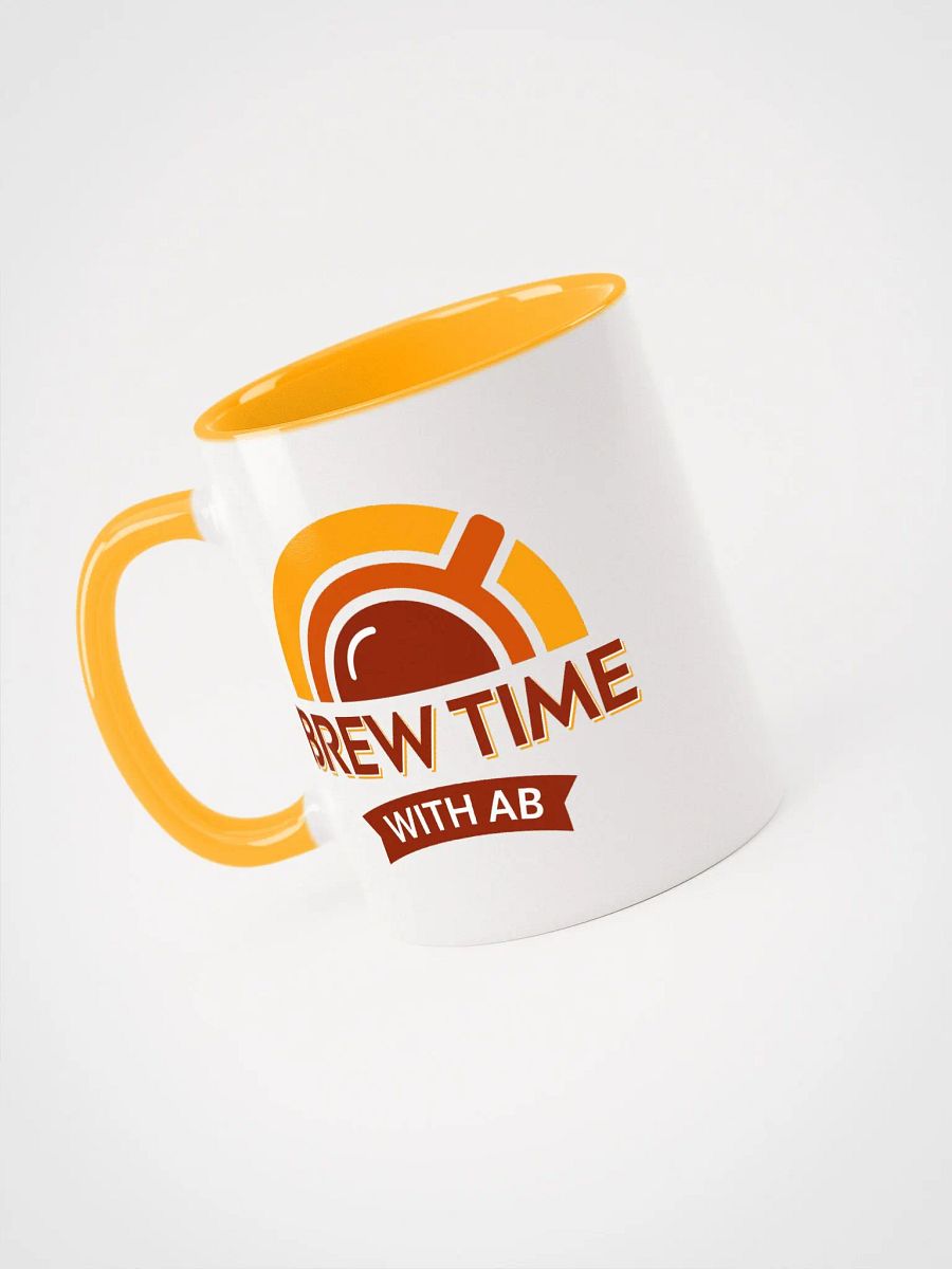 Brew Time Mug (Yellow Handle) product image (3)