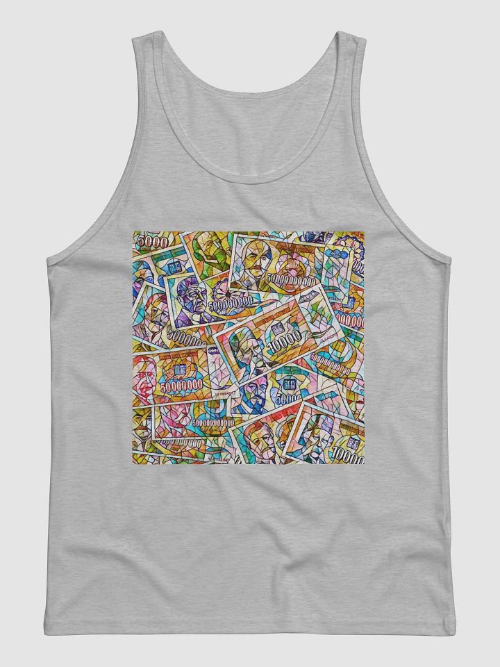 Jugoslovenski inflatorni dinar 1993 (Kolaž/mozaik) Bella+Canvas Jersey Tank product image (1)
