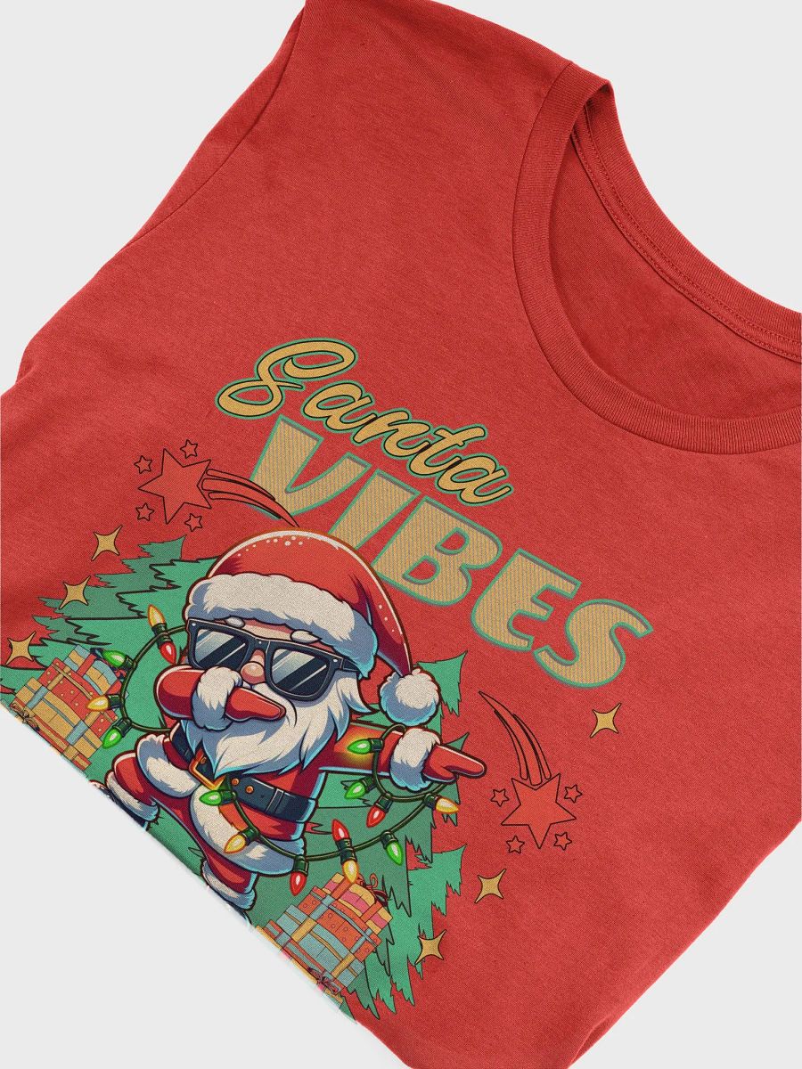 Santa Vibes Dabbing Santa Claus T-Shirt product image (50)