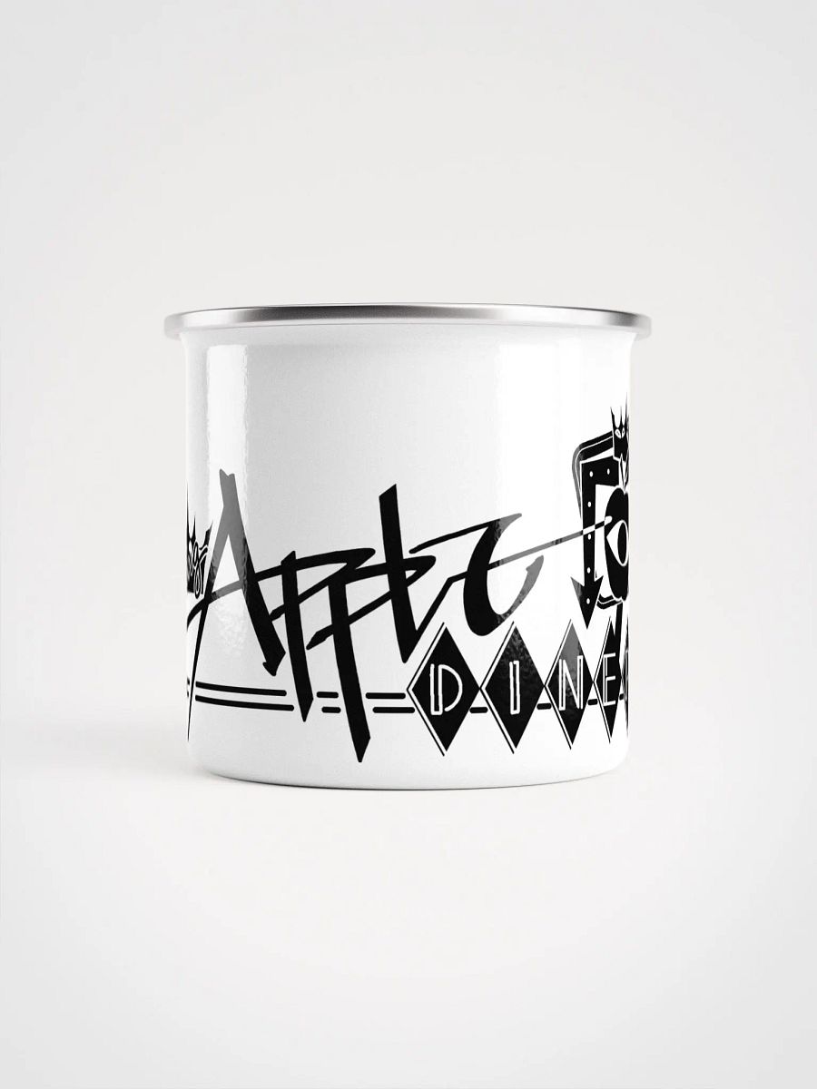 King Apple Diner (Black) ✦ Enamel Mug product image (2)