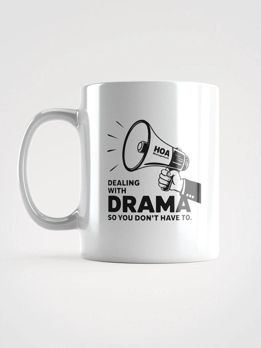 HOA Management Drama White Glossy Mug product image (17)
