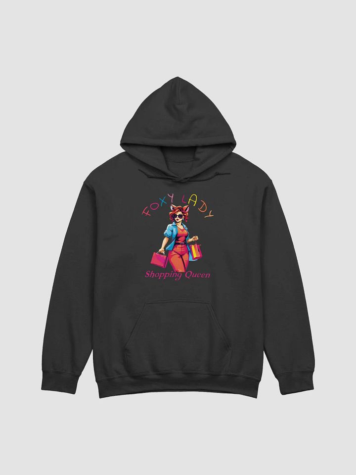 Foxy Lady Shopping Queen Hoodie – Funny & Stylish Gildan Unisex Classic Hoodie for Shopping Enthusiasts product image (1)