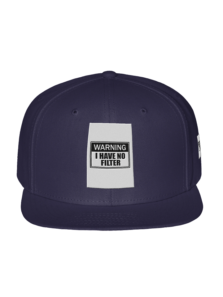 No Filter Attitude Snapback Cap product image (5)