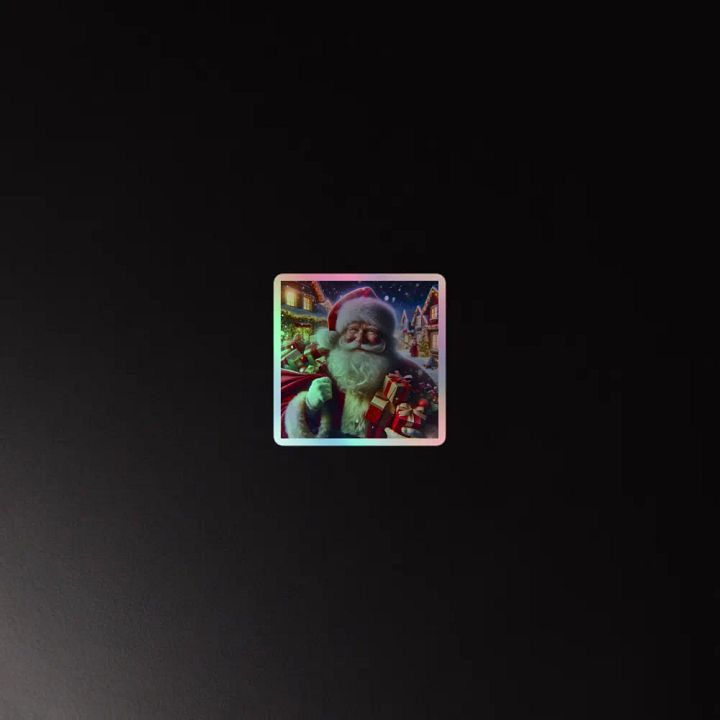 Love Joy Bestseller Santa With Gifts Holographic Stickers product image (4)