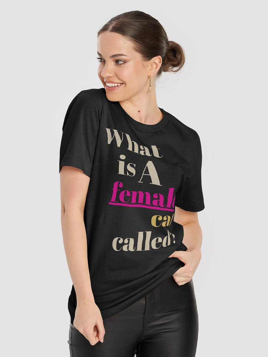 What a Female Cat Is Called" Bella + Canvas Supersoft T-Shirt product image (3)