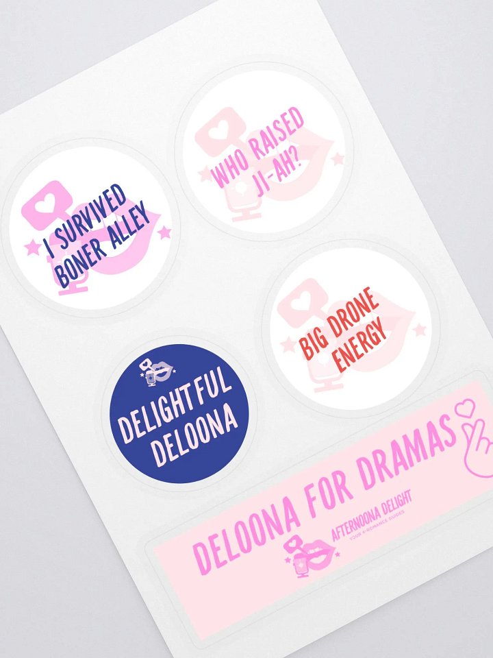 AfterNoona Delight DeLoona Sticker Sheet product image (1)