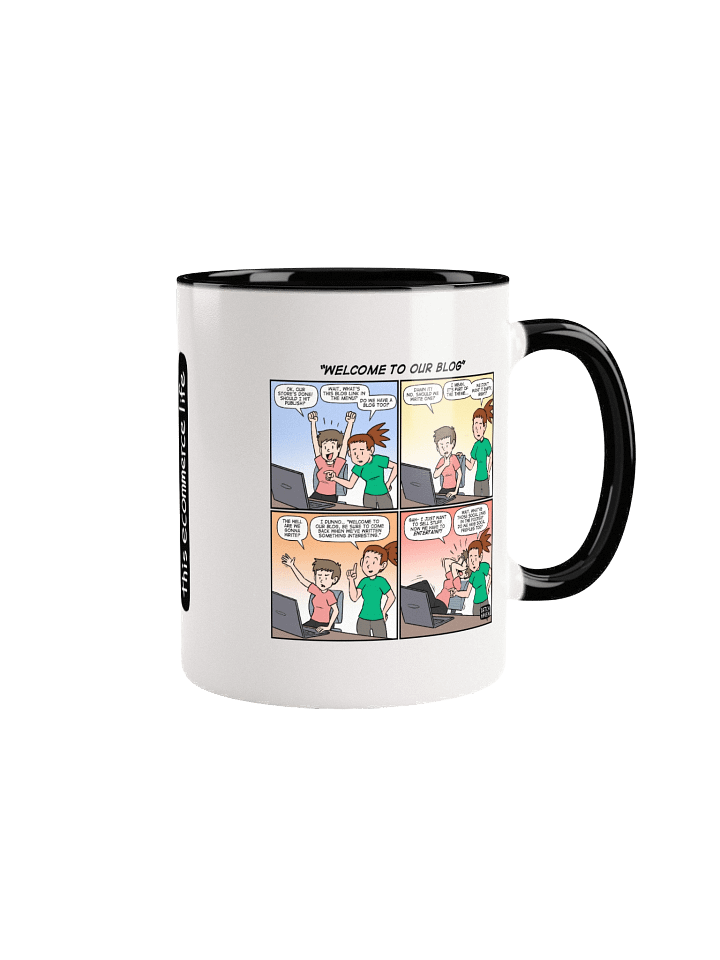 "Welcome to our blog" mug product image (1)