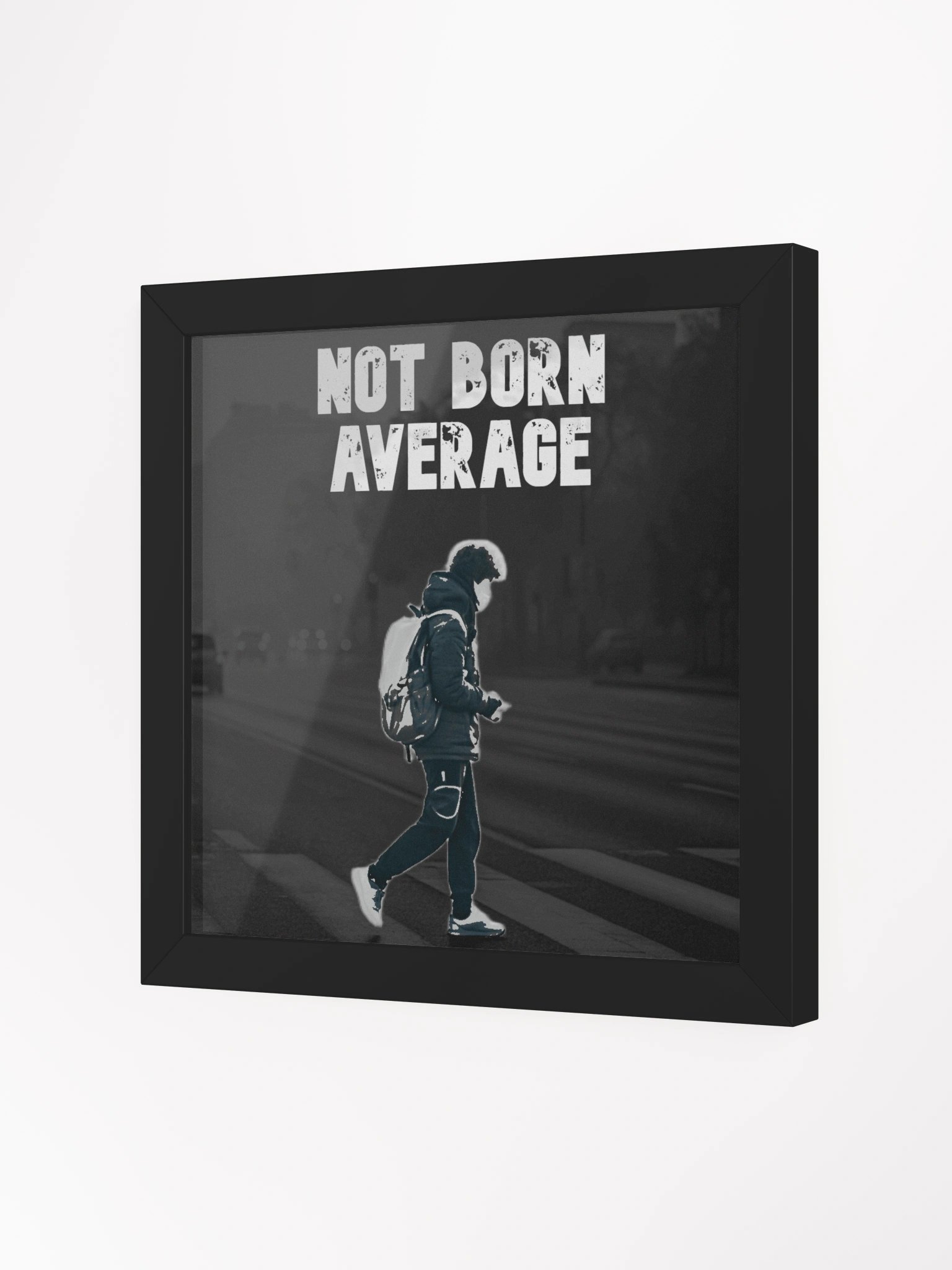 Not Born Average Hooded Streetwear Poster product image (9)