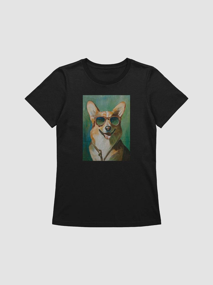 Cool Corgi Sunglasses Painting - dogPXL Artistic series Shades Women's T-Shirt product image (1)
