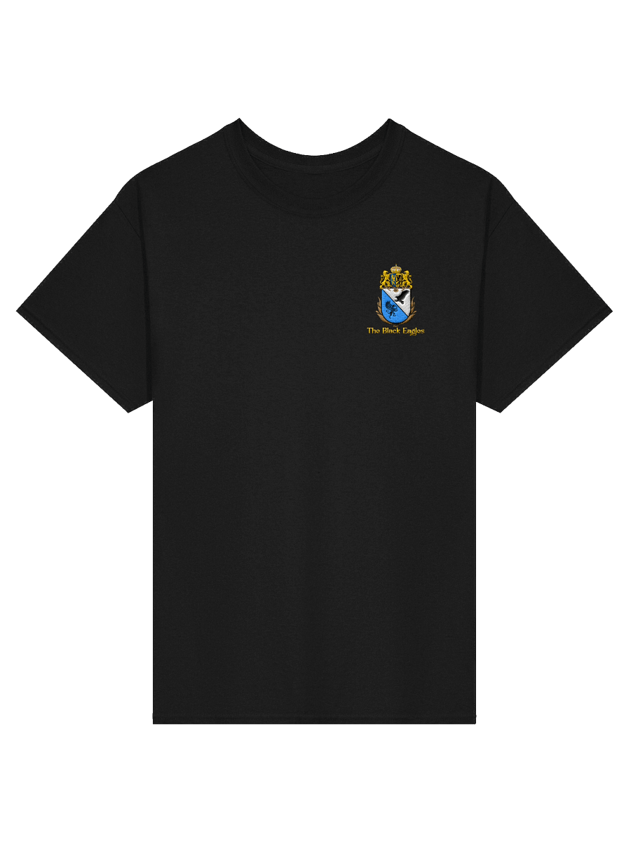 Black Eagles embroidered t-shirt product image (3)