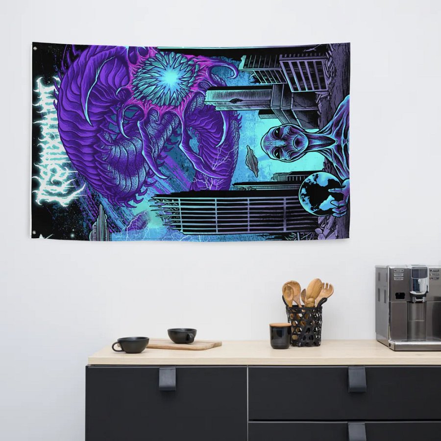 "Leviathan" Wall Flag product image (4)