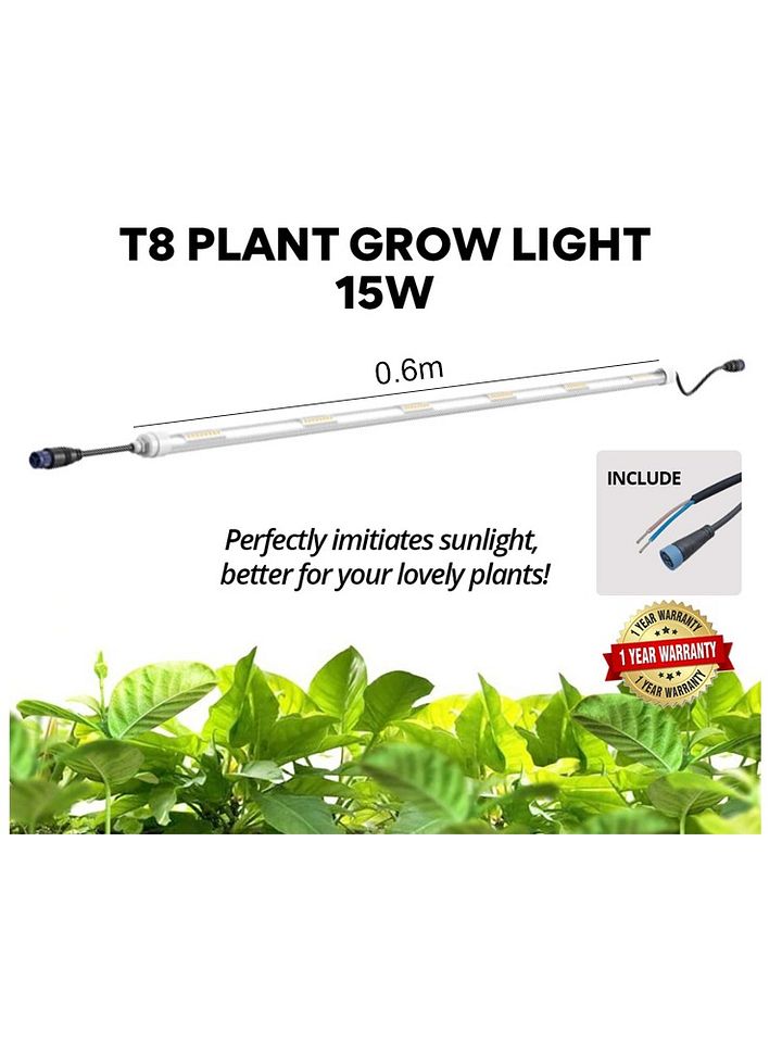 SANSI T8 LED Plant Grow Light Daylight Full Spectrum and Sunlight White Grow Light Lamp for Indoor Garden Houseplants/Greenhouse (15W/20W Variants) product image (1)