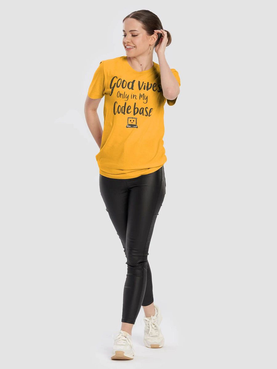 Good Vibes Codebase Tee – Supersoft & Stylish product image (10)