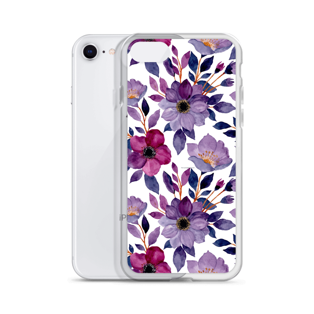 Purlple Whimsical Floral iPhone® Case product image (55)