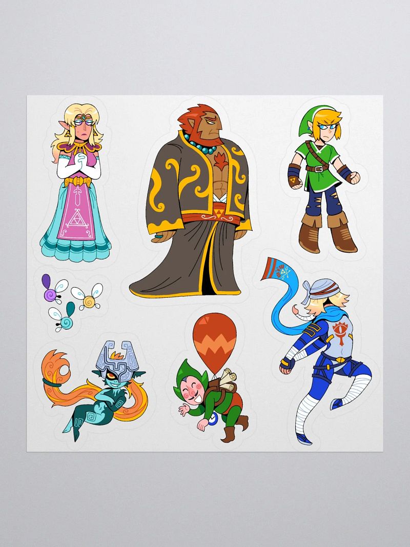 Legend of Twink Sticker Set