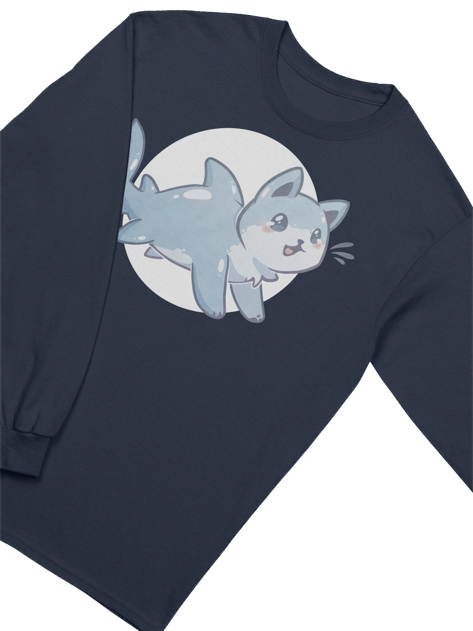 CATSHARK - White shark - long sleeve shirt product image (26)