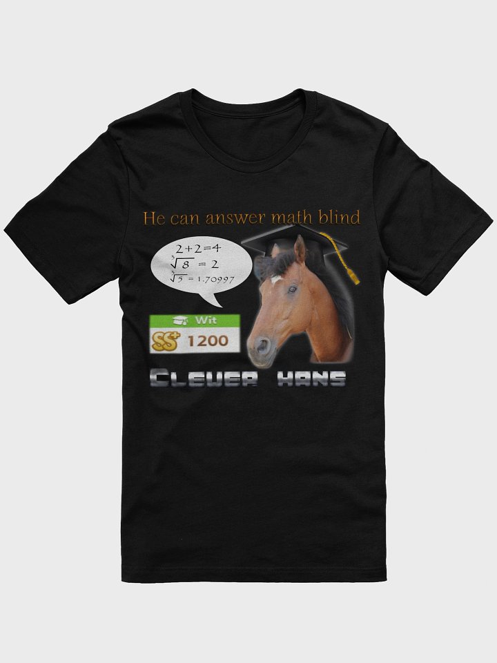 Clever hans T-Shirt product image (1)