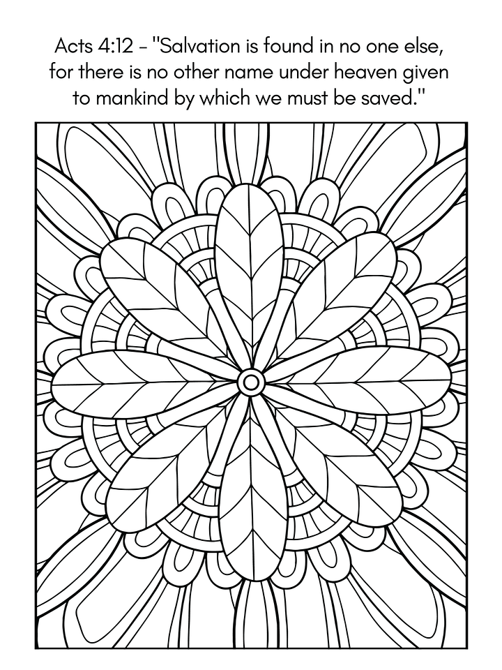 God Loves You Bible Verse Coloring Book product image (2)