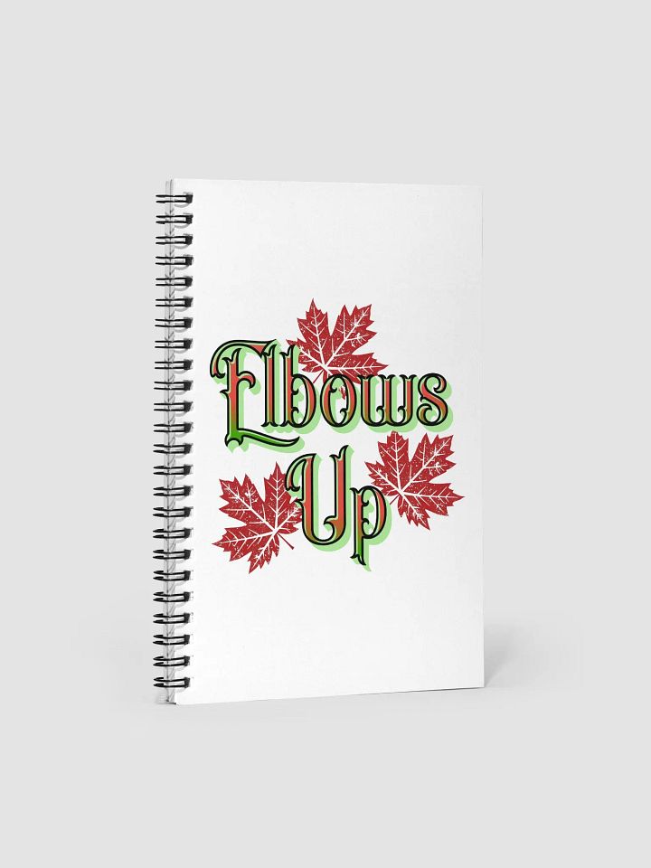 Elbows Up Maple Leaves Canada Notebook product image (2)