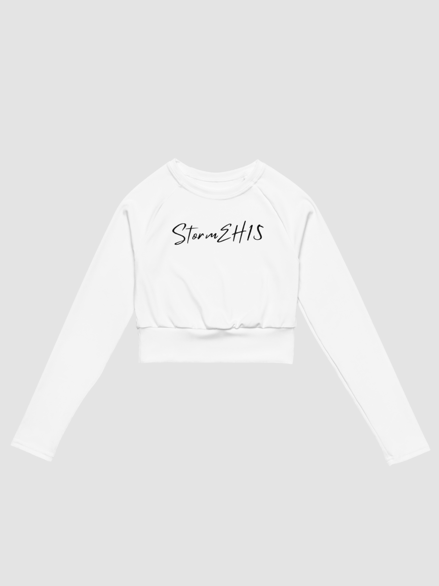 Signature Long Sleeve Crop Top product image (1)