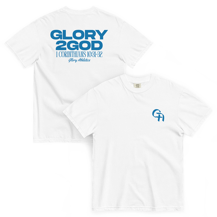 GLORY2GOD TEE - MILITARY BLUE product image (3)