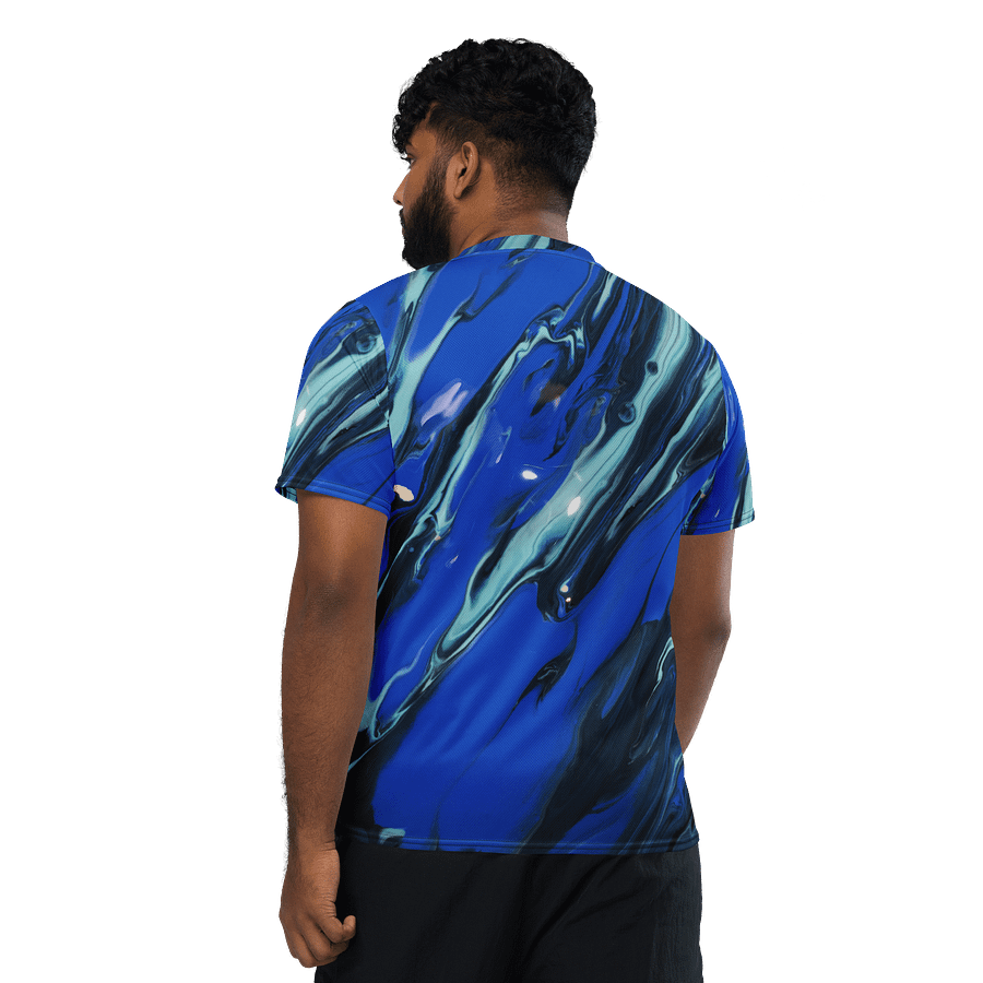 Blue Waves of Pouring art - All over print product image (3)