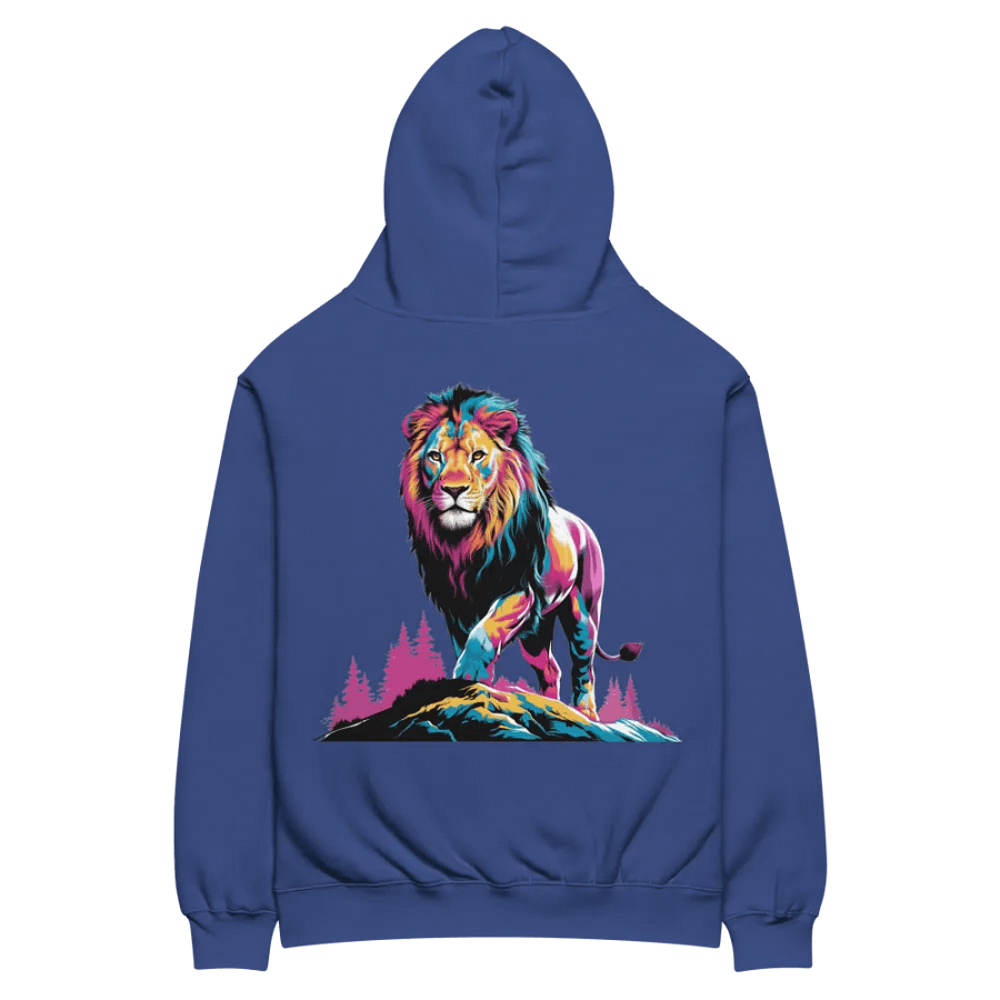 Psychedelic Jungle King Hoodie product image (8)