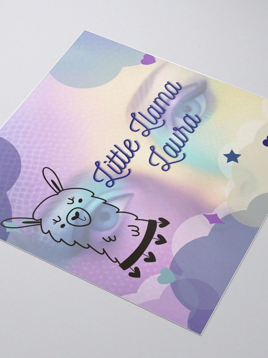 Llama colourful sticker product image (3)