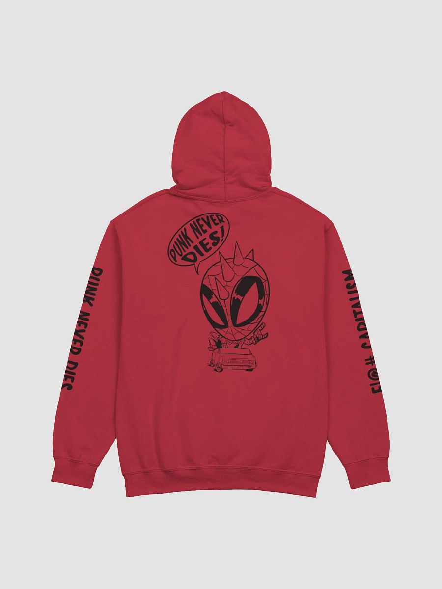 Punk Never Dies - Hoodie (white and red) product image (4)
