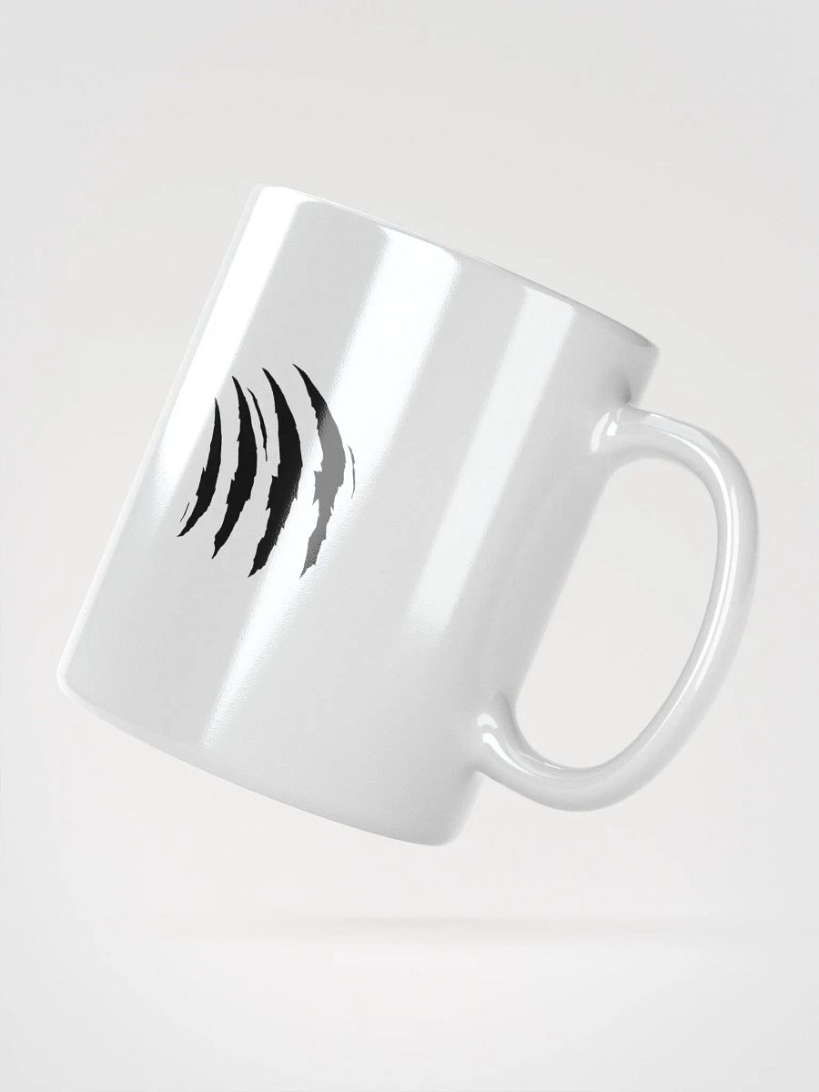 Taza blanca brillante edición TryTiger (Garra negra) product image (4)