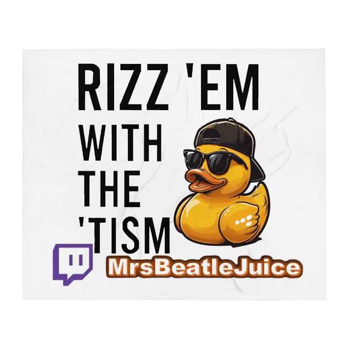 Throw Blanket - 'Tism Rizz product image (1)