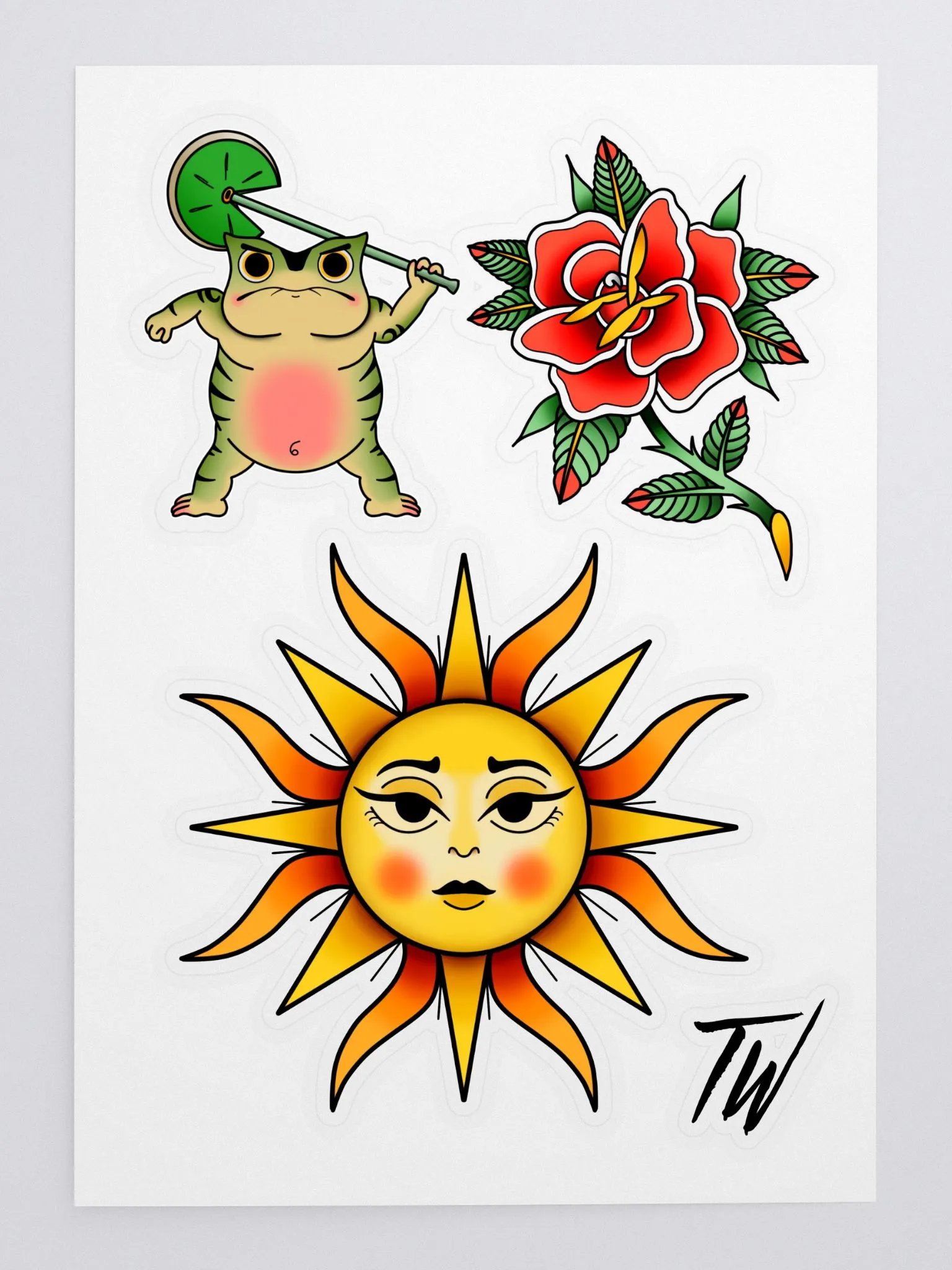 Full-Color Traditional Sticker Pack product image (1)