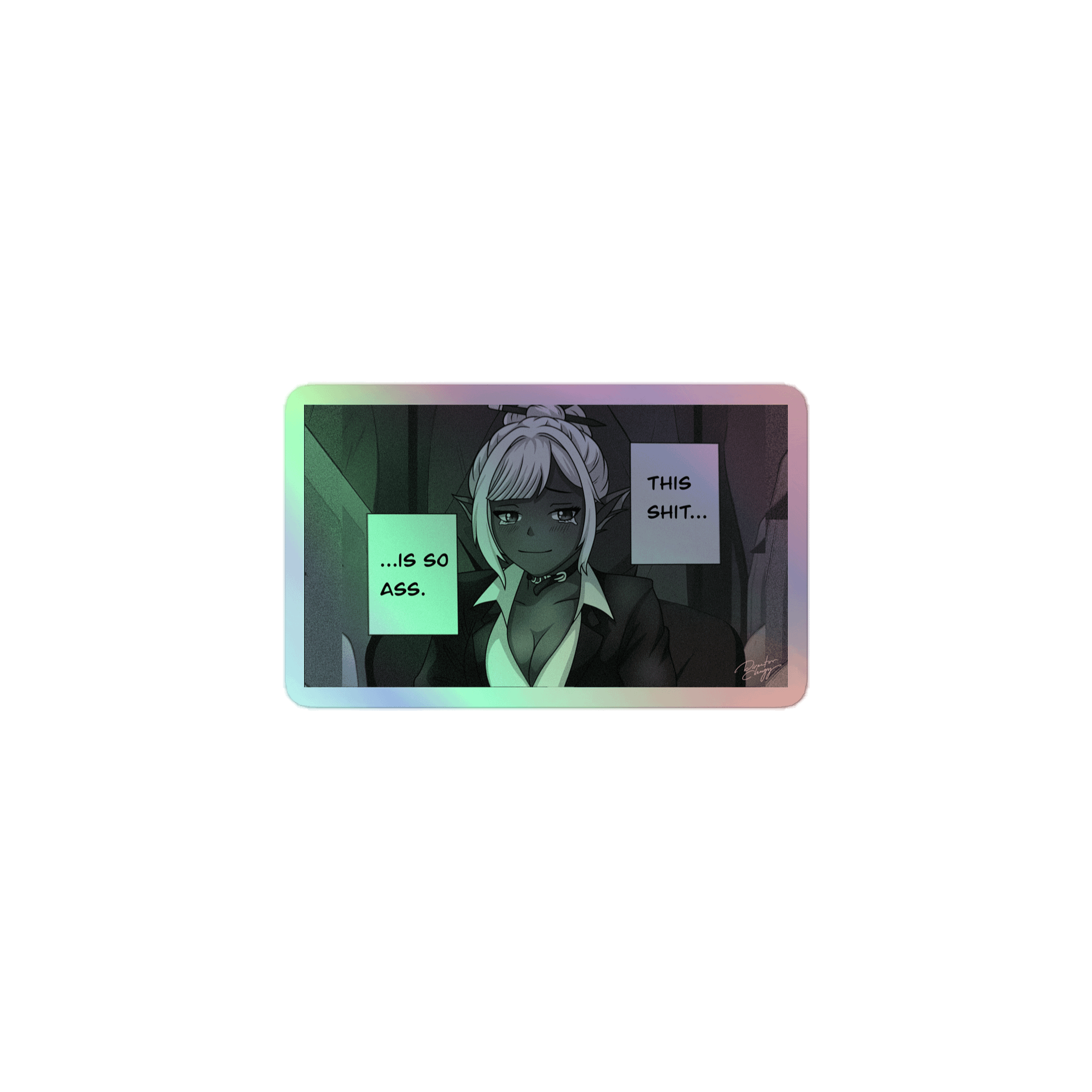 [Meme] So Ass Holo Sticker product image (1)