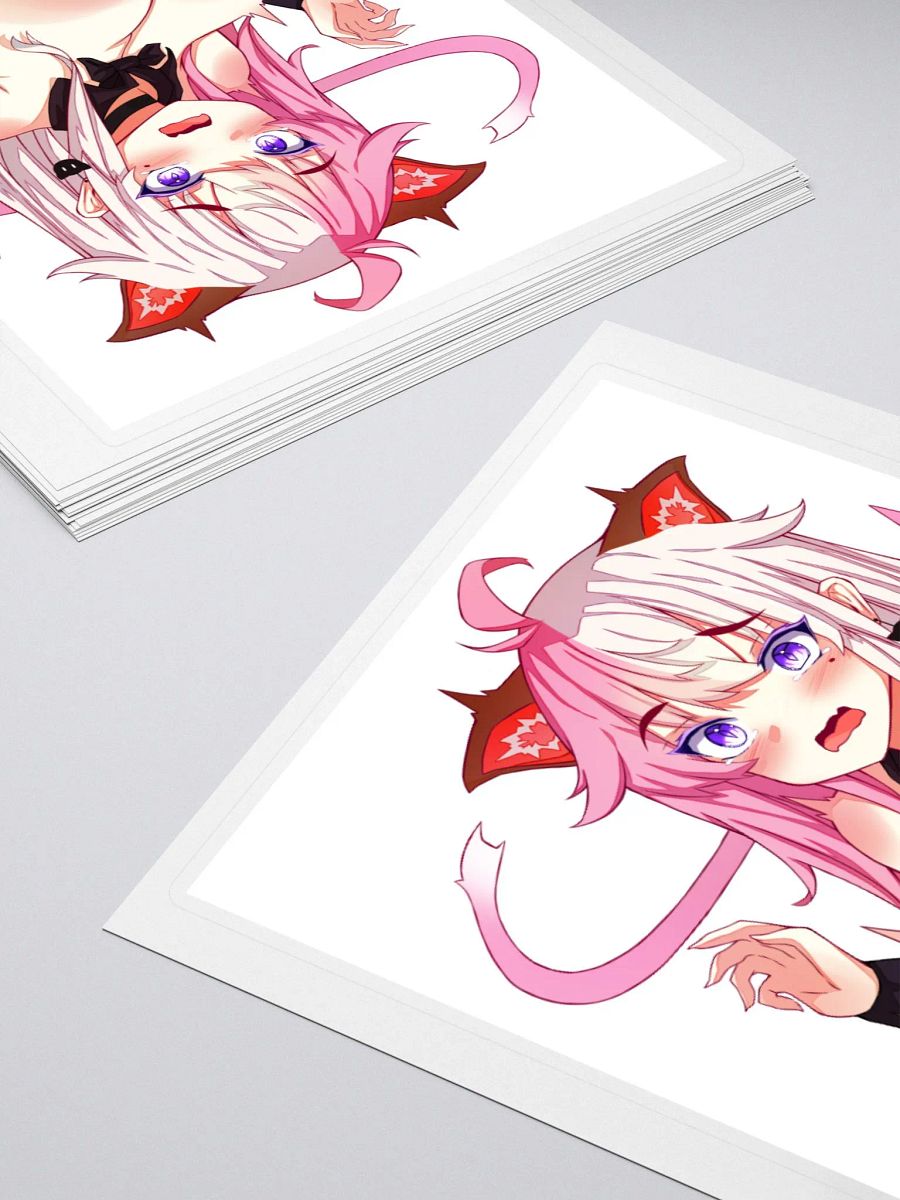 Surprised Min Kiss Cut Stickers product image (2)