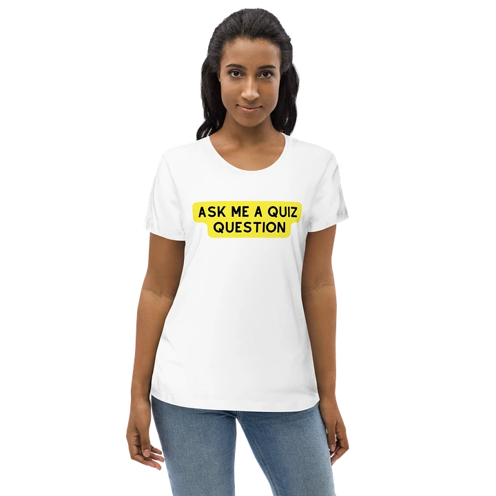 Quiz Question Fitted T-Shirt product image (15)