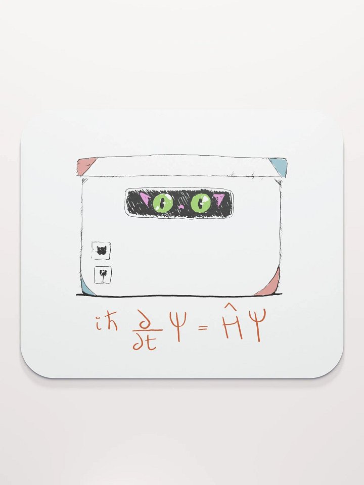 Schrodinger's Cat Mouse Pad product image (2)