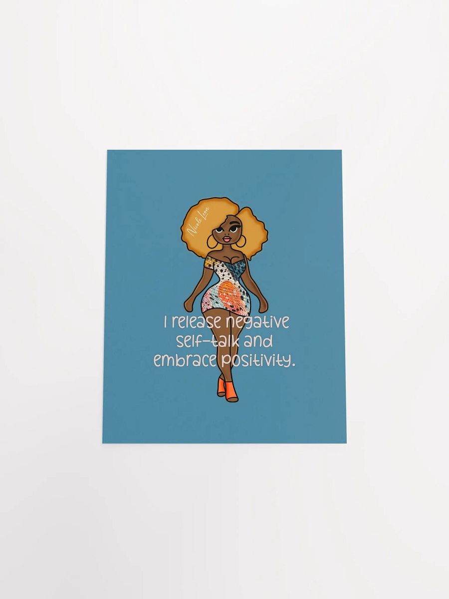 Confidence & Positivity Afro Woman Poster product image (4)
