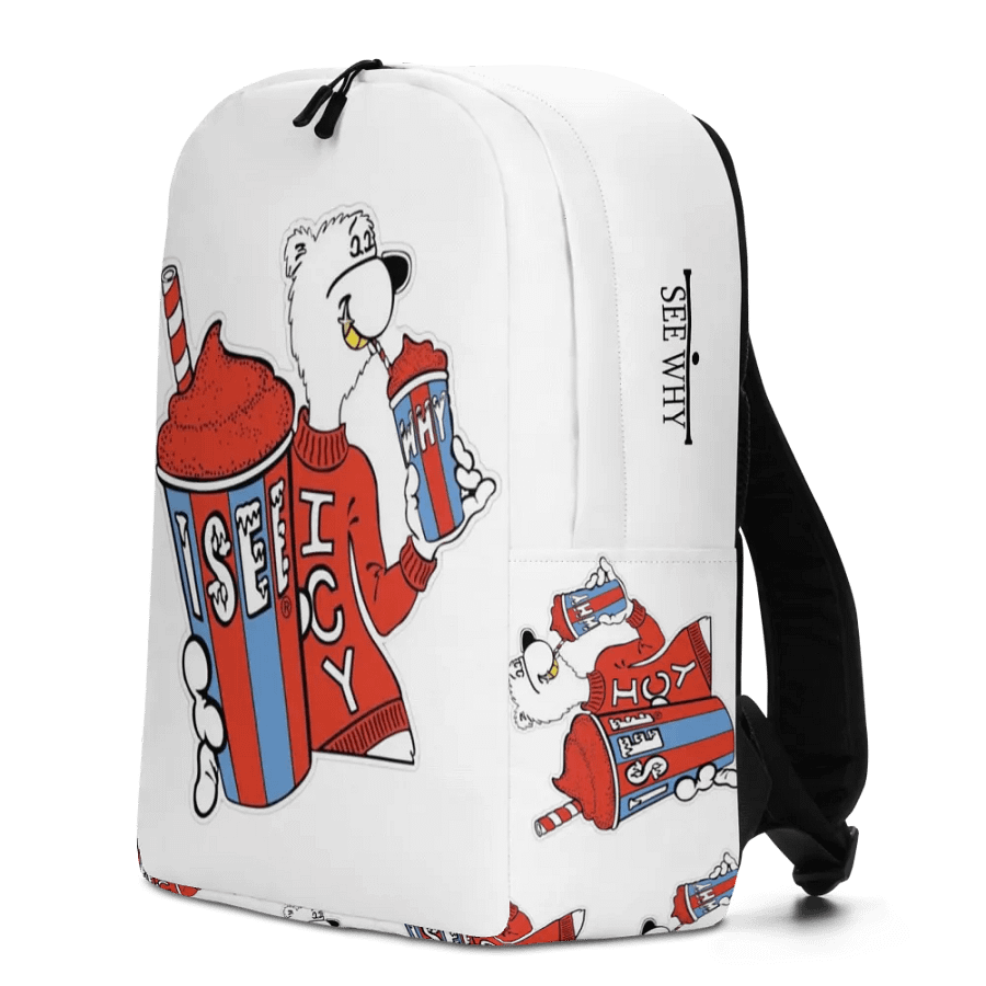 ISEEWHY BEAR PATTERN BACKPACK product image (12)