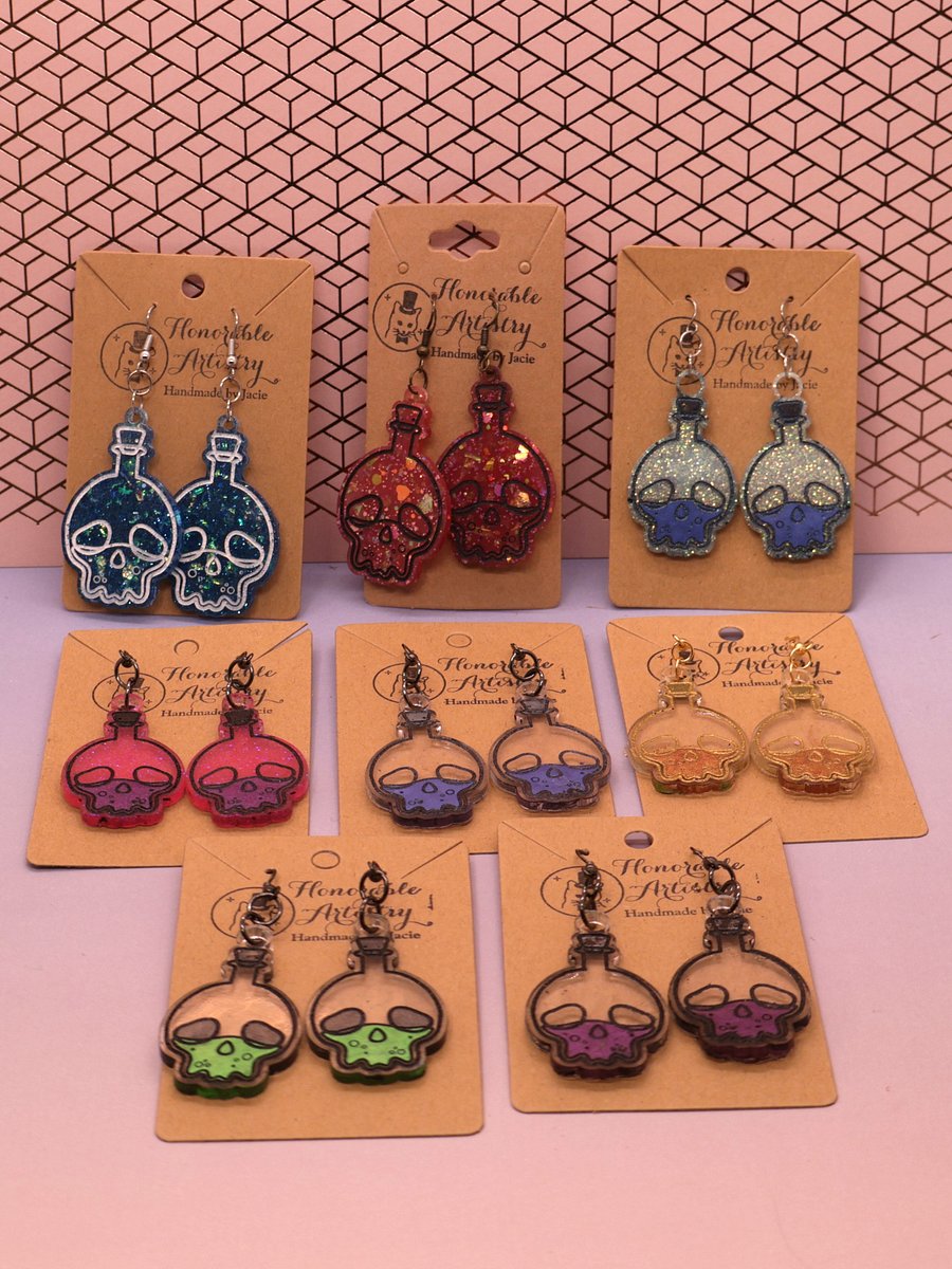 Poison Bottle Earrings product image (1)