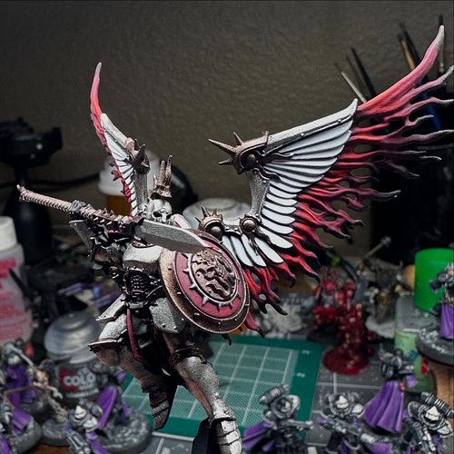 I’m really digging the transitions of red in the wings’ star-fire - using a newly developed glazing technique with my patent ...