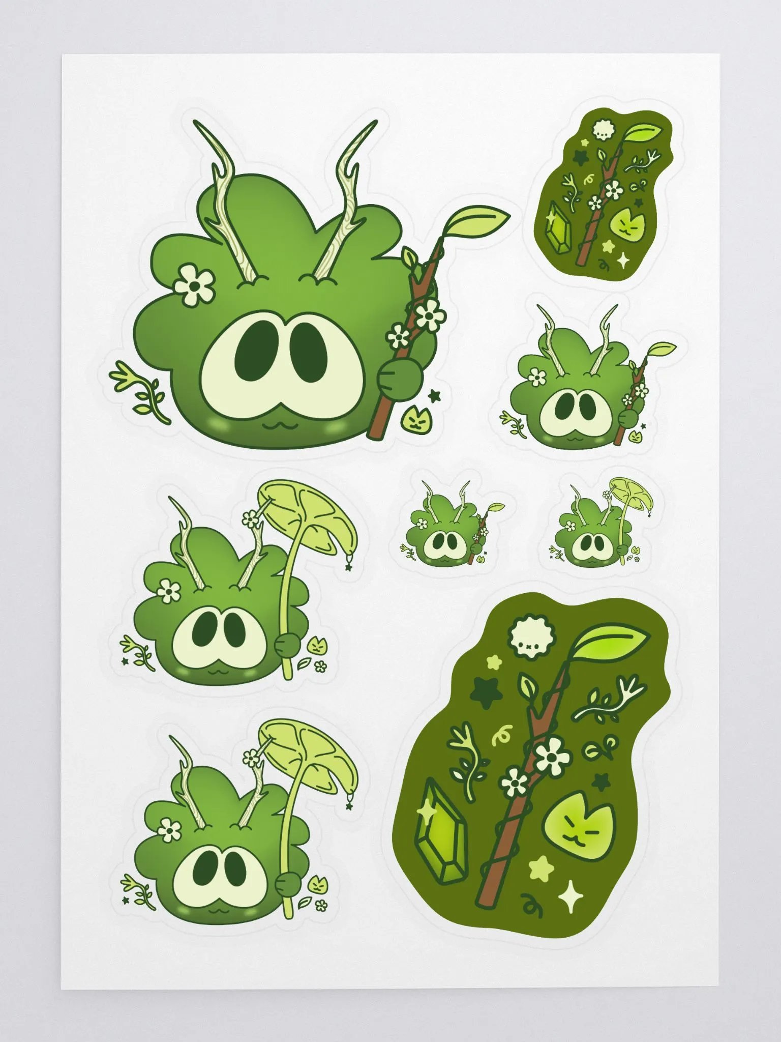 wild forest puffle sticker sheet product image (3)