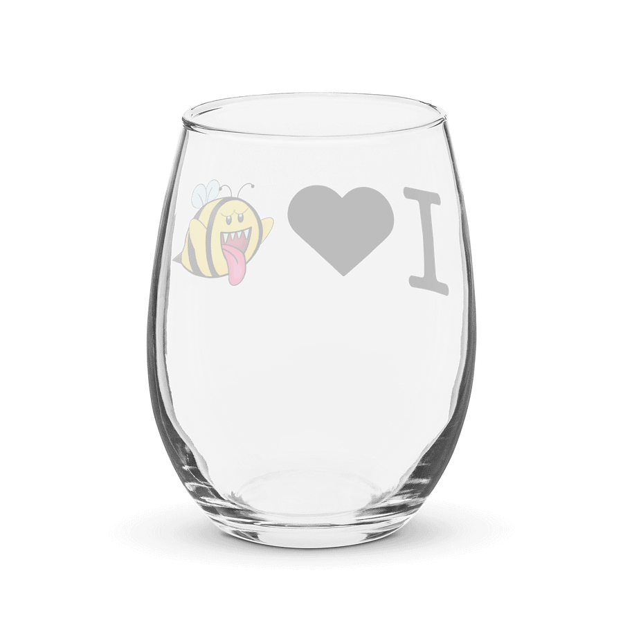 I Love Boo-Bees Stemless Wine Glass product image (2)